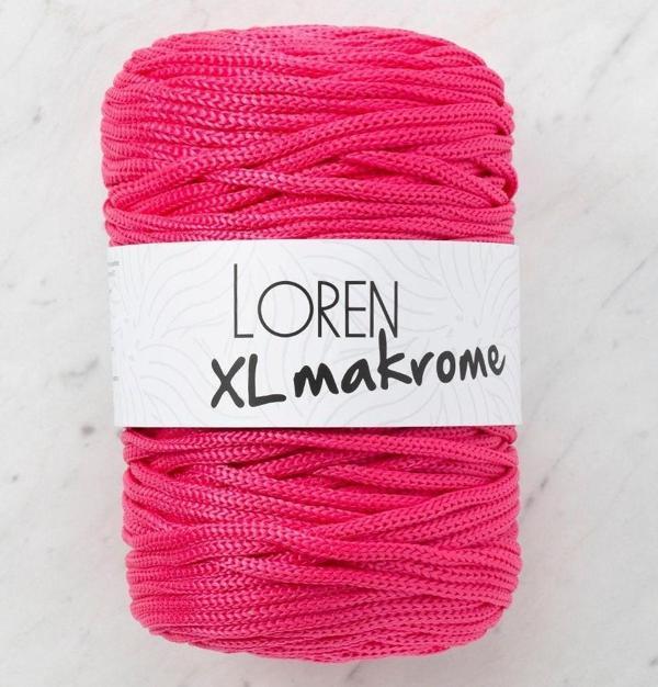  XL Makrome Fuşya El Örgü İpi - R013 - 33713 - Image 1