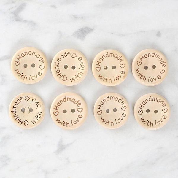  Crafts Handmade 8'li Düğme - 1616 - Image 1