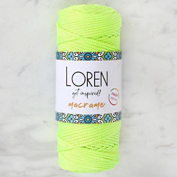  Macrame Neon Sarı El Örgü İpi - L114 - Image 1