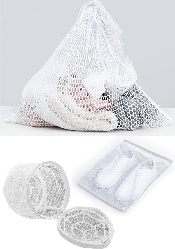 3lü Yıkama File Seti - Ayakkabı Filesi-Plastik Aparatlı Sütyen Yıkama- Çamaşır Yıkama Filesi - Image 1