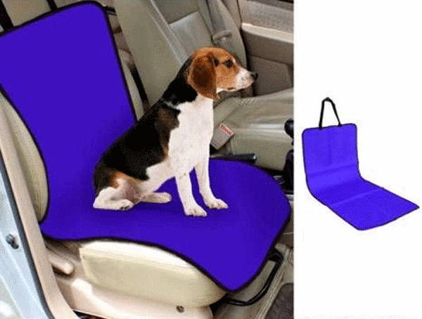 Evcil Hayvan Tekli Araç Koltuk Kılıfı - Mavi - Image 1