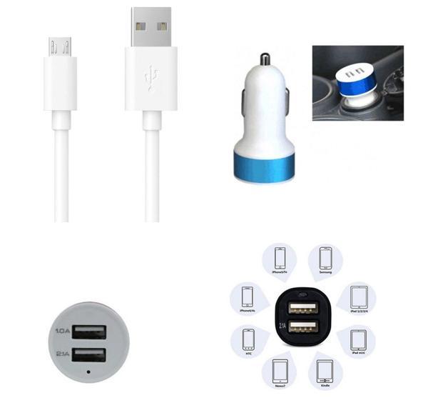 Çift USB Girişli 3.1 Çıkışlı Seyahat Seti Android / Micro Usb - Image 1