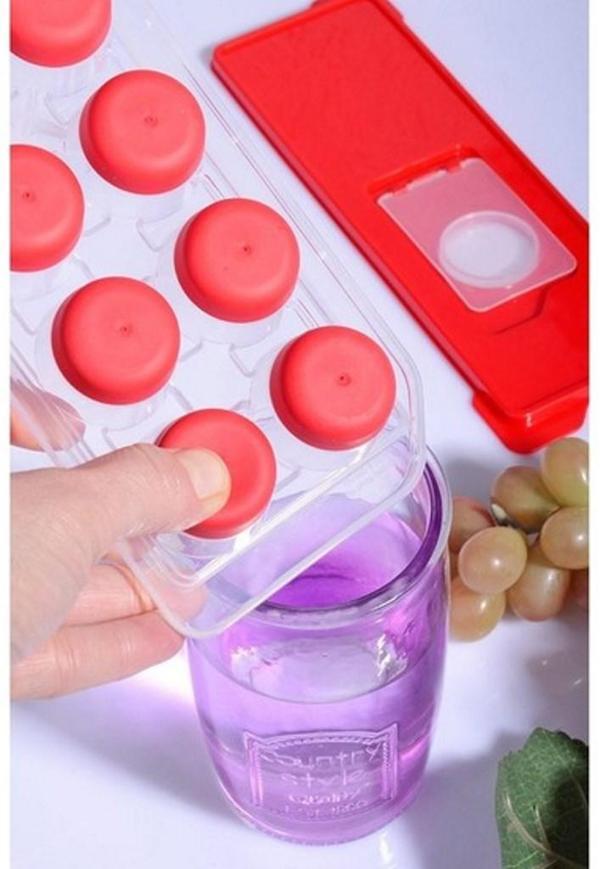 Kapaklı Buz Kalıbı Yapışmaz - Bas Parmak Kolay Çıkar - Image 1