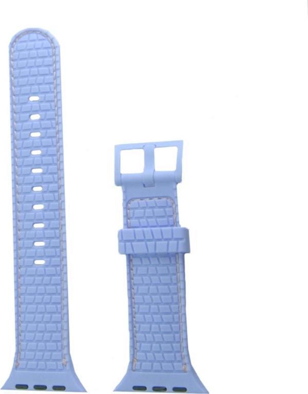 Coverzone Watch 7 Ile Uyumlu Delikli Vlahovic 41mm Dikişli Tokalı Kordon Lila - Image 1