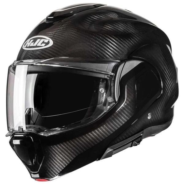 KASK HJC F100 CARBON SİYAH180 DERECE ÇENE AÇILIR - Image 1