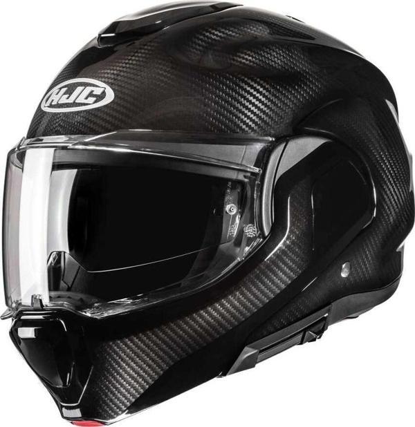 KASK HJC F100 CARBON SİYAH180 DERECE ÇENE AÇILIR - Image 1