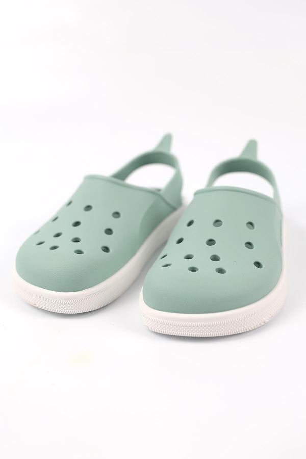 Boatilus Cloggy-B PastelGreen/White Çocuk Sandalet - Image 1