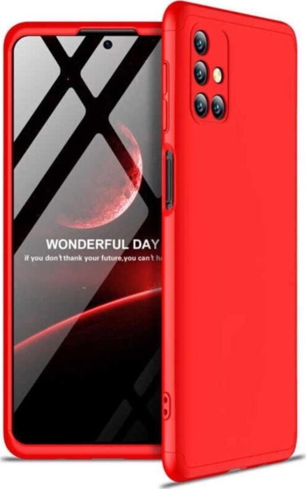 Coverzone Galaxy M31s Kılıf Soft Hard Koruma Ays Kırmızı - Image 1