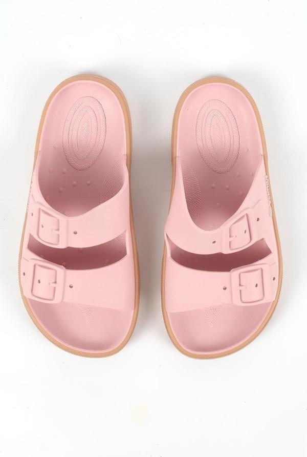 Boatilus Rocksy-F OldPink/Beige Kız Çocuk Terlik - Image 1