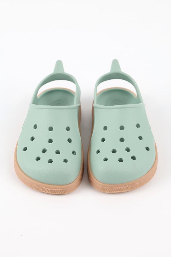Boatilus Cloggy-B PastelGreen/Beige Çocuk Sandalet - Image 1