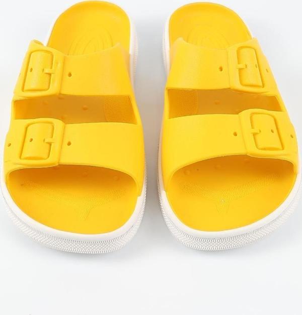 Boatilus Rocksy-F Yellow/White Çocuk Terlik - Image 1