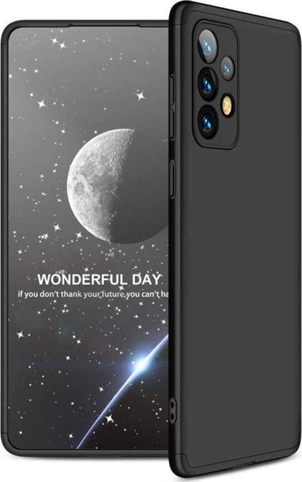 Coverzone Galaxy A73 Kılıf Soft Hard Koruma Ays Siyah - Image 1