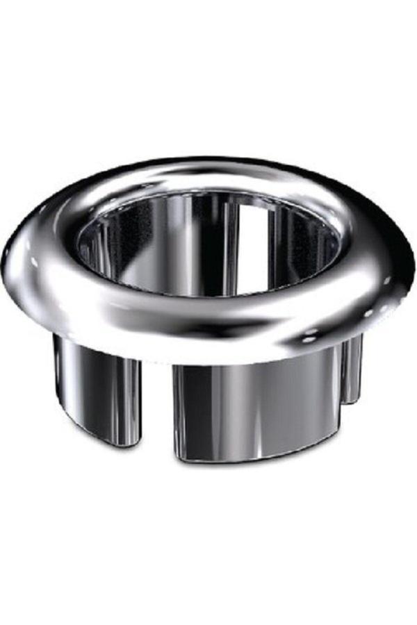 Yapıtaşı Yt114 Üniversal Lavabo Taşma Delik Yüzüğü Abs Plastik Krom Kaplama - Image 1