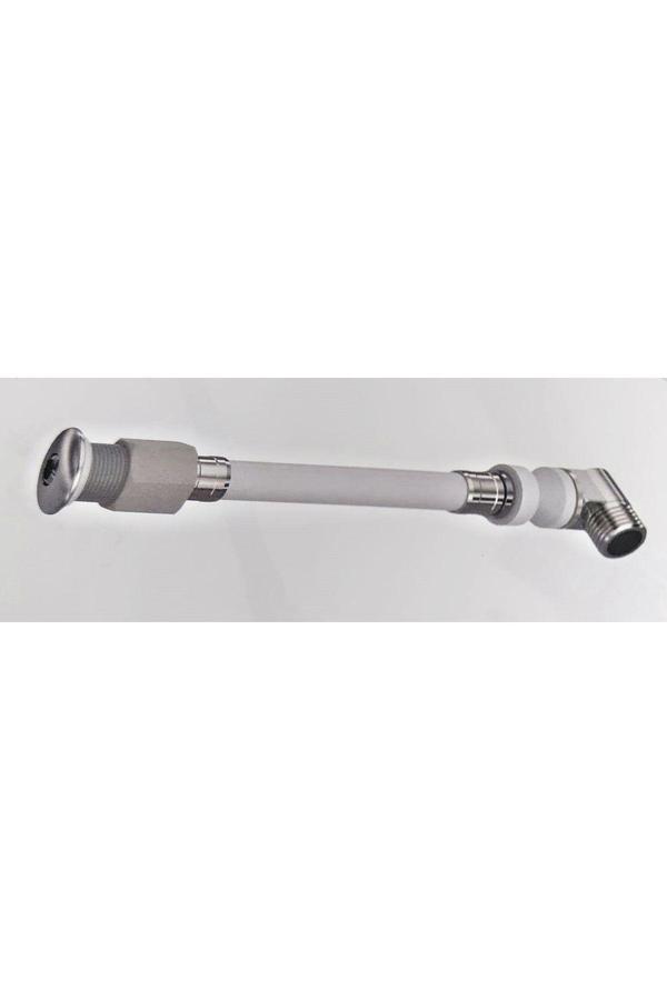 Yapıtaşı Yt239 Esnek Asma Klozet Taharet Çubuğu Küresel Uçlu Dirsekli Baglantı 90Mm - Image 1