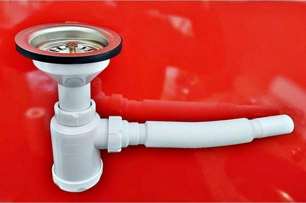 Yapıtaşı Yt29 Taslı Körüklü Stoplu Çöpmak Evye Gider Sifonu-Yeni Tasarım - Image 1