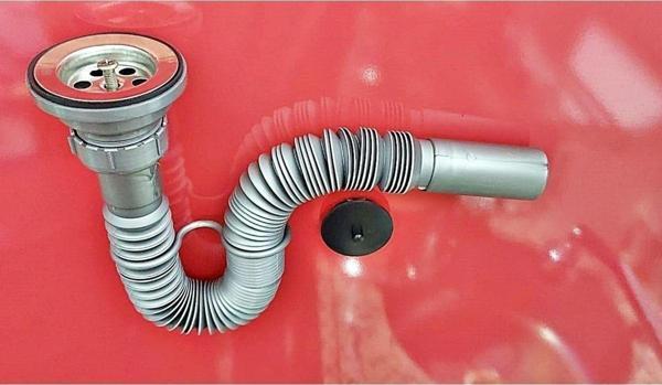 Yapıtaşı Yt57 Gri Ekstra Paslanmaz Körüklü Evye Lavabo Gider Sifonu - Image 1