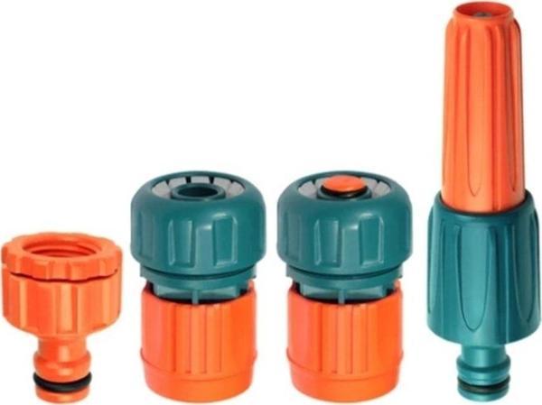 Yapıtaşı Yt149 Otomatik Fonksiyonlu Ayarlı Sulama Sprey Lans Tabanca Seti 4Lü 1/2X20Mm - Image 1