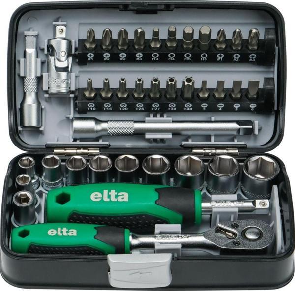 İzeltaş Elta 1/4 Cırcırlı Lokma / Bits Seti 38 Parça - Image 1