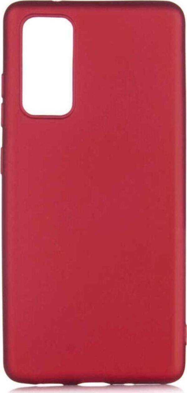 Coverzone Galaxy S20 Fe Kılıf Premier Silikon Arka Kapak Kılıf Mürdüm - Image 1