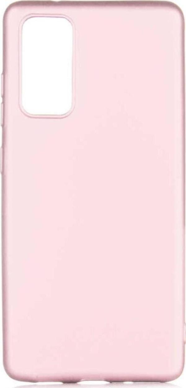 Coverzone Galaxy S20 Fe Kılıf Premier Silikon Arka Kapak Kılıf Rose Gold - Image 1