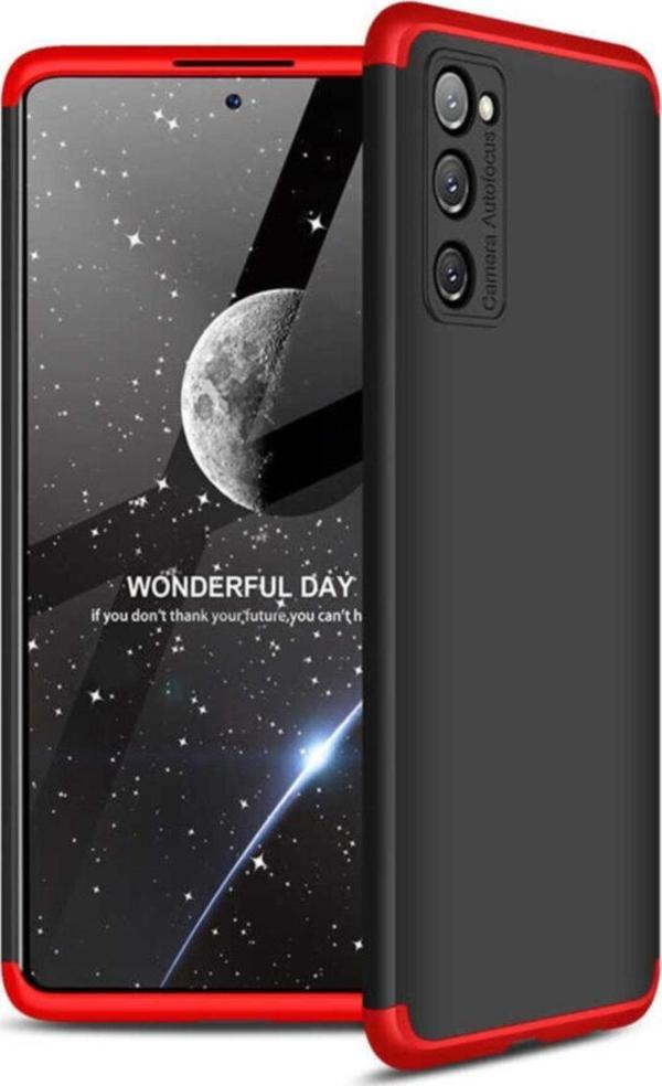 Coverzone Galaxy S20 Fe Kılıf Soft Hard Koruma Ays Siyah-kırmızı - Image 1