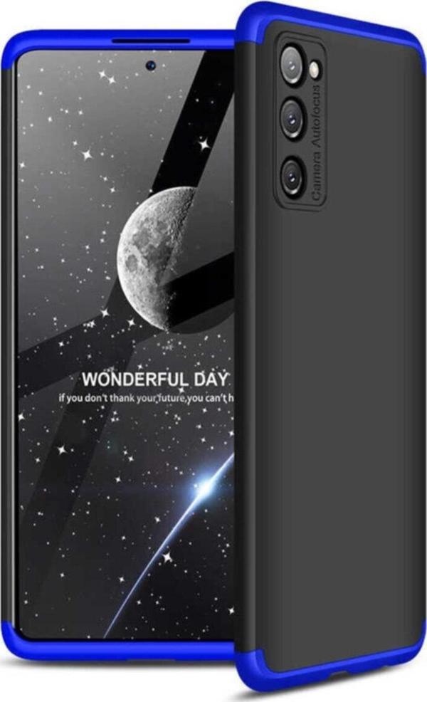Coverzone Galaxy S20 Fe Kılıf Soft Hard Koruma Ays Siyah-mavi - Image 1
