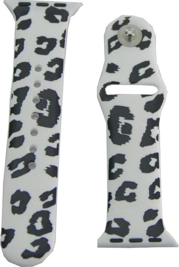 Coverzone Watch 3 Ile Uyumlu Renkli White Black Pati Desenli 38-40mm Alvarez Spor Kayış Kordon - Image 1