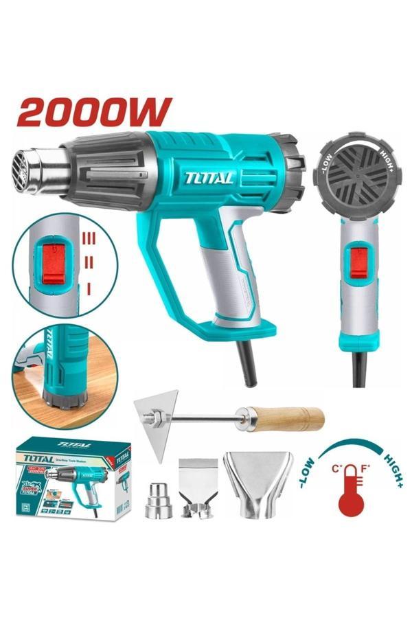 Total Sıcak Hava Tabancası 2000 W Ayarlanabilir Sıcaklık Yüksek Kalite Tb20045 Elits Hırdavat - Image 1