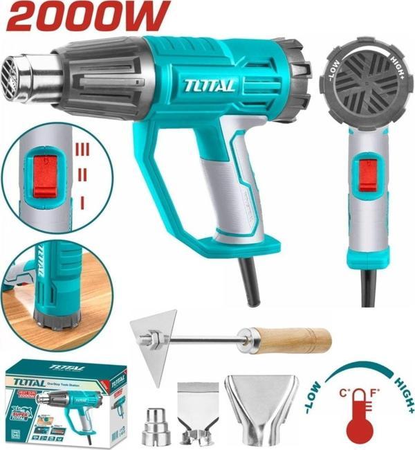 Total Sıcak Hava Tabancası 2000 W Ayarlanabilir Sıcaklık Yüksek Kalite Tb20045 Elits Hırdavat - Image 1