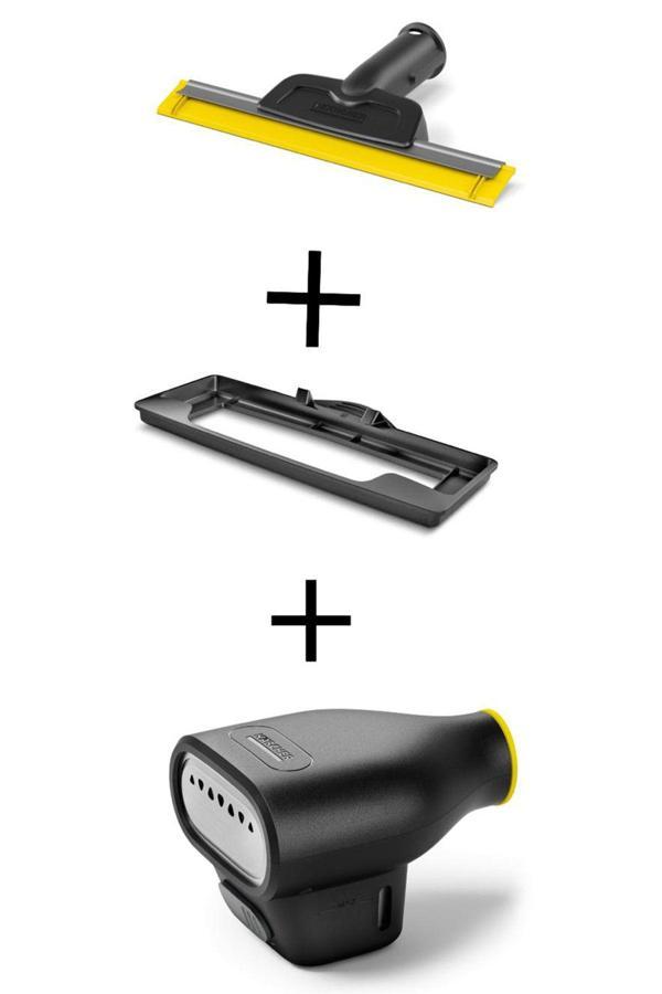 Karcher Sc Serisi Easyfix Delüx Cam Temizleme Aparatı Comfort Modeli Halı Başlığı Buharlı Düzleştirici - Image 1
