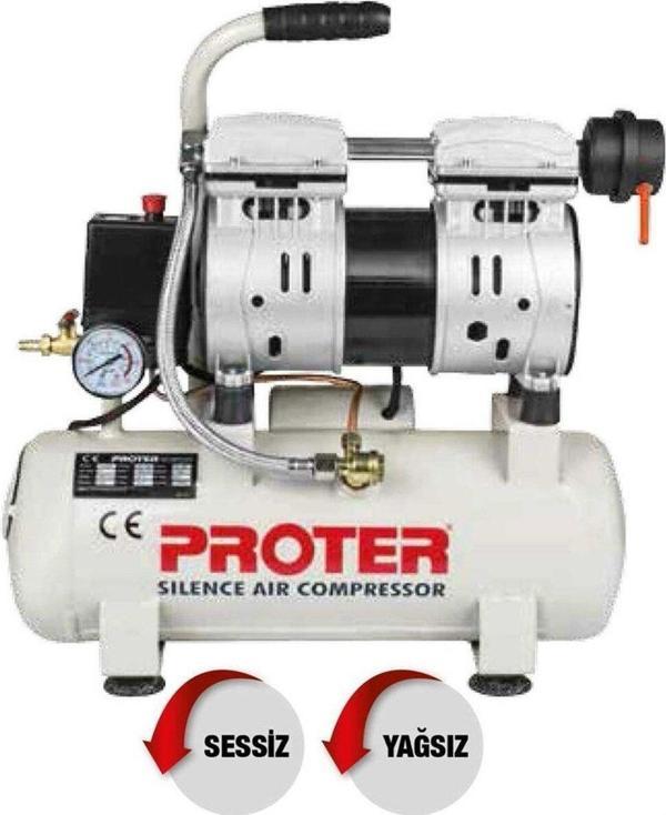 Proter 9 Lt Sessiz Yağsız Hava Kompresörü - Image 1