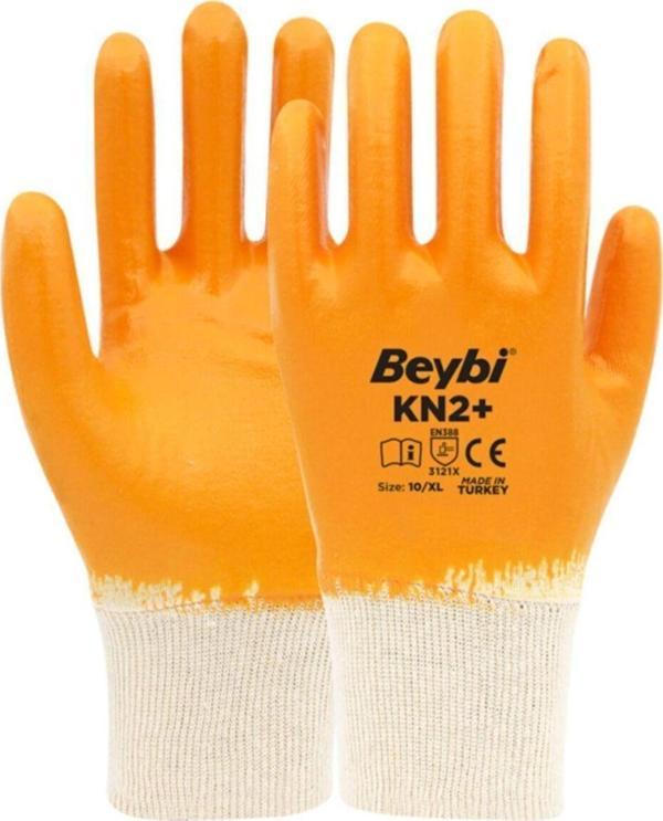 Beybi Kn2+ Pamuk Nitril Eldiven 10 Numara 12 Çift - Image 1