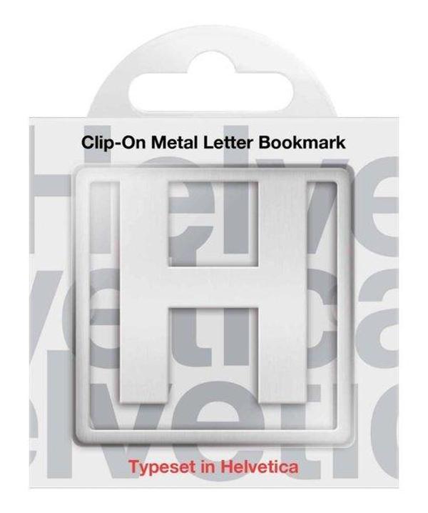IF 92909 Helvetica Clip On Bookmarks Letter H Kitap Ayracı - Image 1