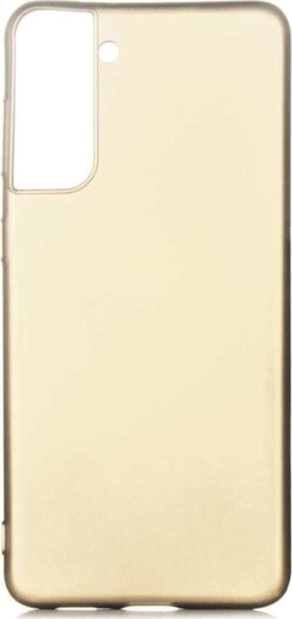 Coverzone Galaxy S21 Uyumlu Kılıf Premier Silikon Arka Kapak Kılıf Gold - Image 1