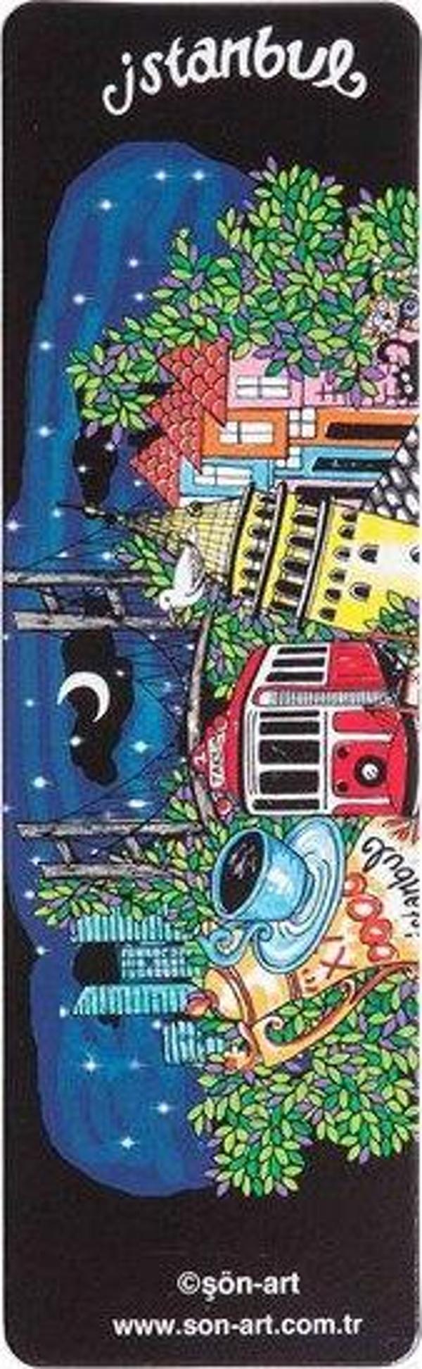 Şön Art Kitap Ayracı Taksim Gece - Image 1