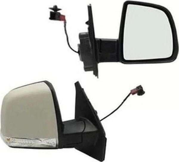 Doblo Elektrikli Ayna 2010 Sonrası Sinyalli Tek Camlı Sensörlü Astarlı Sağ Oem No:735528039 - Image 1