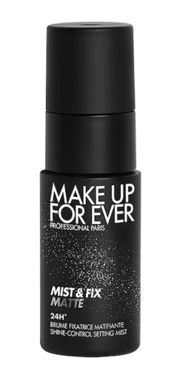 MAKE UP FOR EVER Mist & Fix Matte - Seyehat boyu sabitleyici sprey - Image 1