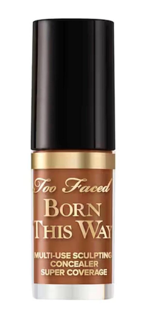 Too Faced Born This Way Super Coverage Concealer - Kapatıcı, Seyahat Boyu 2 ml - Chestnut  - Image 1