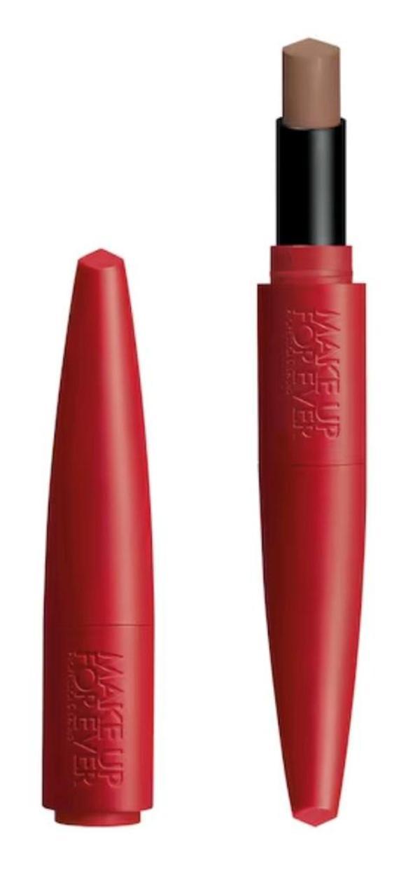 Make Up For Ever Rouge Artist For Ever 600 - Nemlendirici, Uzun Süre Kalıcı Saten Ve Mat Ruj - Image 1