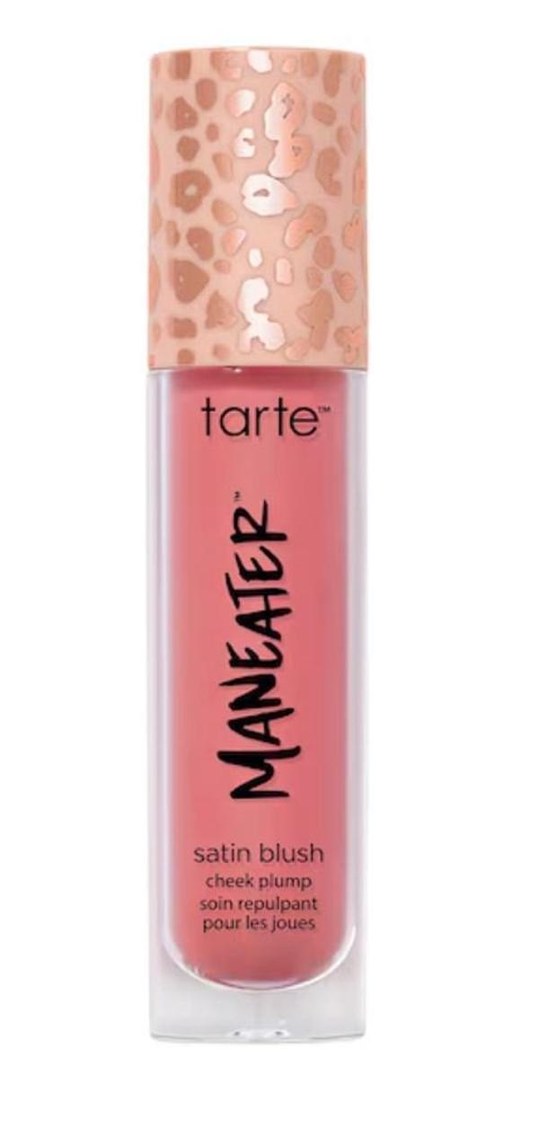 TARTE Maneater Satin Blush Cheek Plump Warm Pink - Likit Allık - Image 1