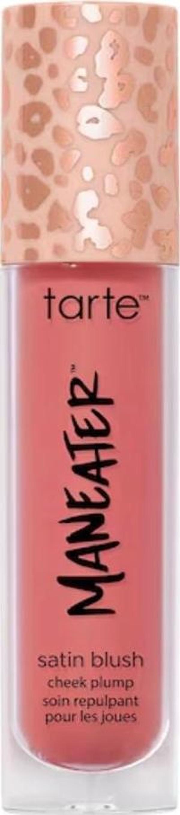 TARTE Maneater Satin Blush Cheek Plump Pink Coral  - Likit Allık - Image 1