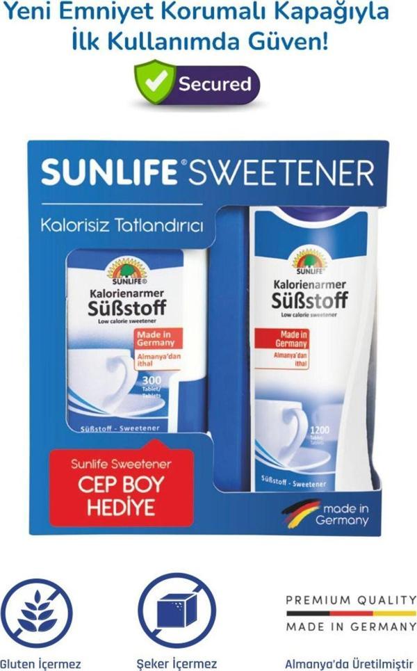 Sunlife Substoff Tatlandırıcı 1200 Tablet | Cep Boy Hediyeli - Image 1