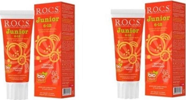 R.O.C.S. Junıor Meyveli Gökkuşağı Diş Macunu 2'Li Paket - Image 1