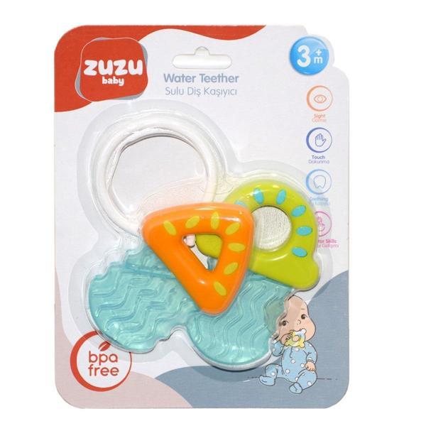 Zuzu Sulu Diş Kaşıyıcı WT-4134 Bebek Diş Çıkarma Dönemi İçin Güvenli Rahatlatıcı Silikon Oyuncak Kolay Kavrama - Image 1