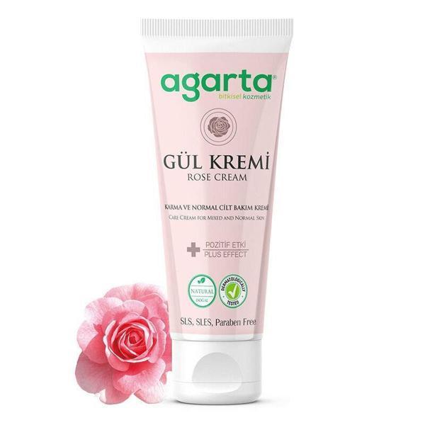 Agarta Doğal Gül El Ve Vücut Bakım Kremi 75 ml - Image 1
