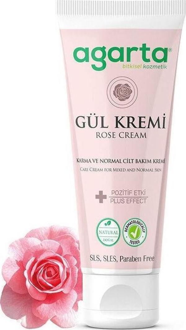 Agarta Doğal Gül El Ve Vücut Bakım Kremi 75 ml - Image 1