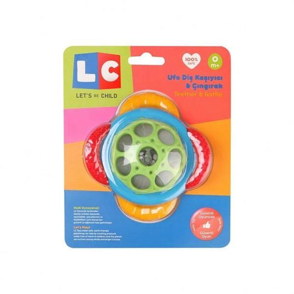 30800-LC UFO Diş Kaşıyıcı Çıngırak Bebek Diş Çıkarma Dönemi İçin Güvenli Rahatlatıcı Sesli Silikon Oyuncak Kolay Kavrama - Image 1