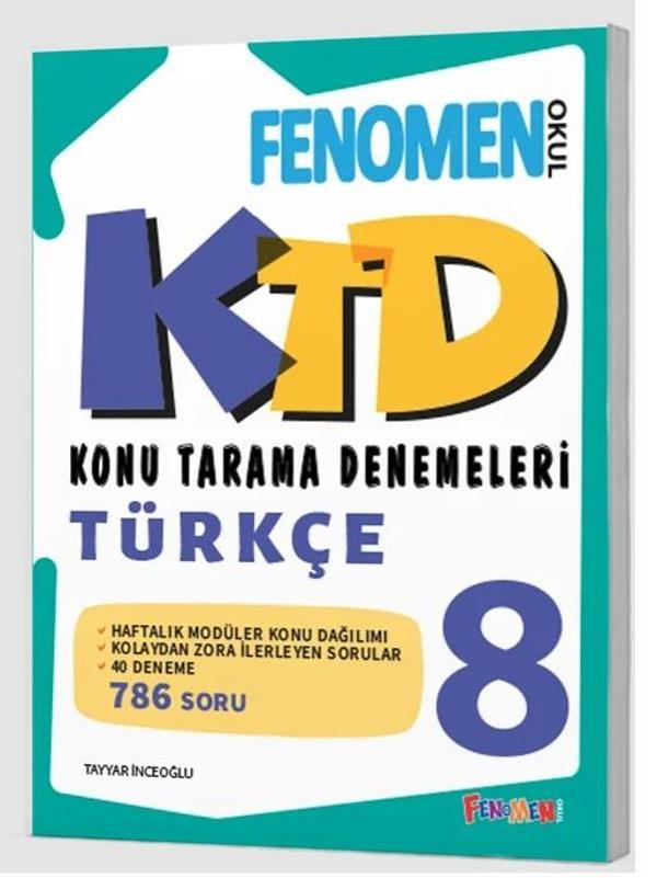 Fenomen Okul 2025 8. Sınıf Lgs Türkçe Konu Tarama Denemeleri - Image 1