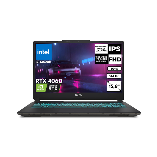 MSI Cyborg 15 i7-13620H 32 GB 1 TBSSD 8GB RTX4060 15.6" 144Hz FHD Windows 11 Home Gaming Laptop A13VF-892XTRAT43 - Image 1
