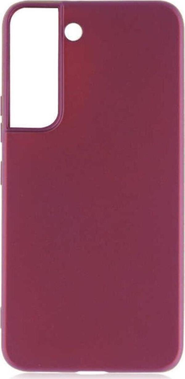 Coverzone Galaxy S22 Kılıf Premier Silikon Kapak Mürdüm - Image 1